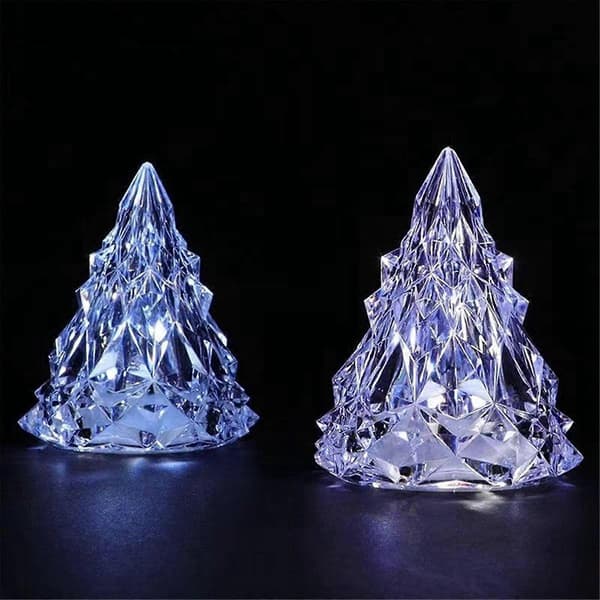 LED stemningslys Flameless Crystal Mini Light for stue, hjemmekontor, gaver B