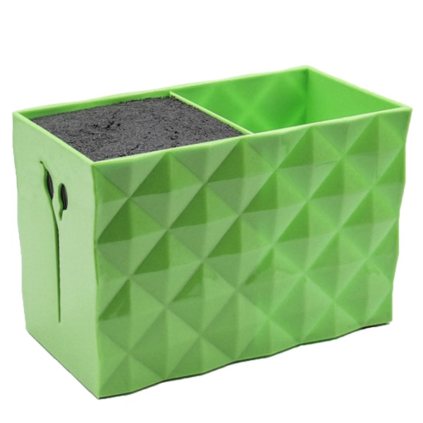 Dobbelrads saks Oppbevaringsboks Plast Praktisk klipper for etui for Pro Salon Black
