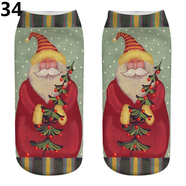 Julestrømper Bomull Winter Warm 34