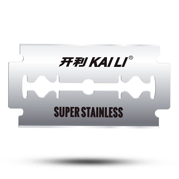 Barberblad Dobbelblad -pakke Kaili Super Stainless silver