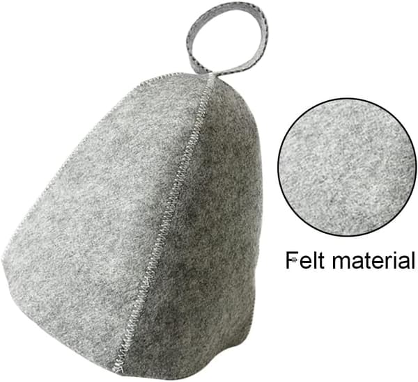 Bastuhätta Vikbar Naturlig Filt Ullmössa Mjuk Solid Cloche Hatt fo