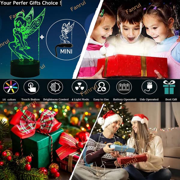 Angel Tinkerbell Prinsesse Sjælden Peter Pan Fe Tinker Bell S