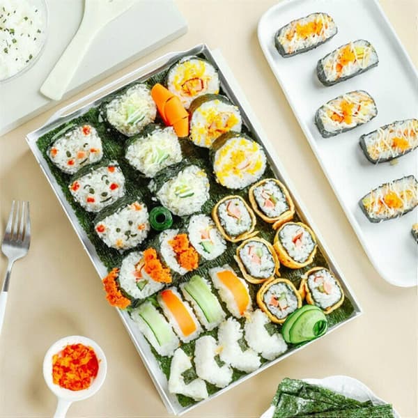 Sushi Maker Risform Japansk Kakeform Multifunksjonell Form Sushi Lagingssett Rund Sushi Form C