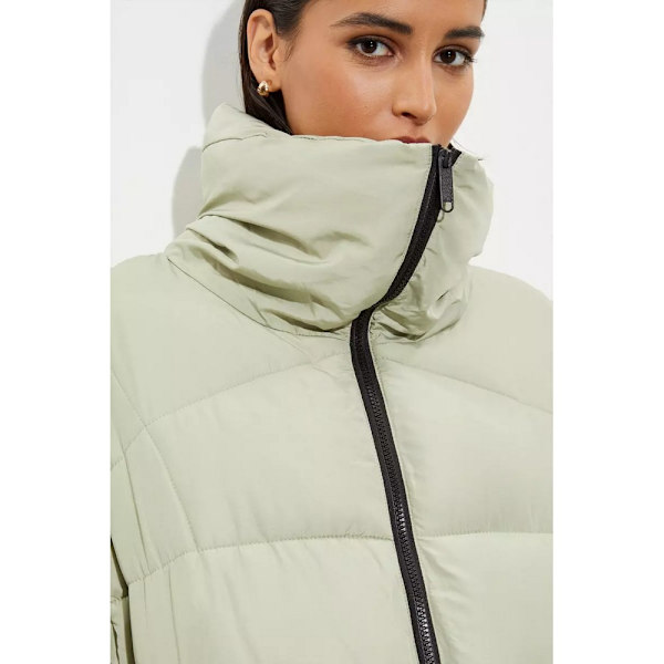 Dorothy Perkins Dam/Dam Vadderad lång lång kappa Sage M