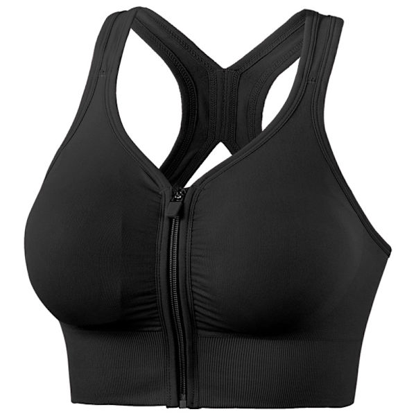 BH Trådlös Sport BH Push Up Top Bustier BH för kvinnor Sexig Svart