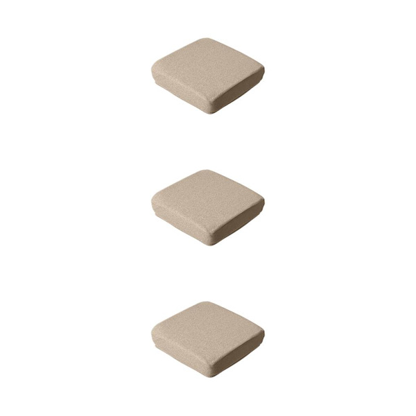 1/2/3/5 Vaskbart Støvtæt Betræk Stilfuldt og praktisk Coffee 10cm 3PCS