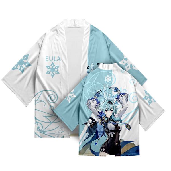 Mub- 26 Tyyliä Genshin Impact Xiao Zhong Li Qiqi Cosplay 3D-tulostus Haori Anime Kimono Viitta Anime Sarjakuva Vaatteet 7 3 XL