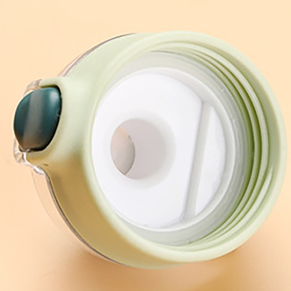 420 ML enkel flip-top glaskopp, bärbar blomtekopp, White