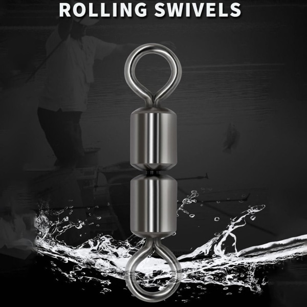 Fiskesvirvelkobling Heavy Duty Ball 6