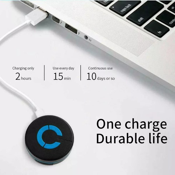 Bärbar mini nackmassager cervikal stimulator smärtlindring present Battery