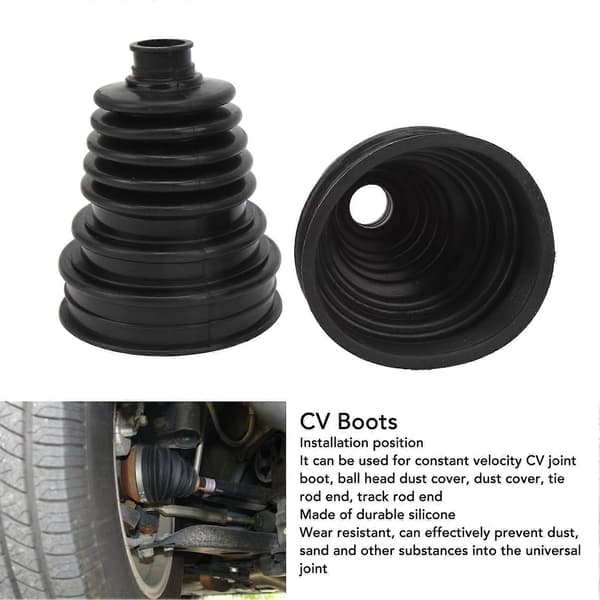 2st CV-damasker Universal Constant Velocity Joint Boot Set Mycket flexibla CV-damasker för bilar