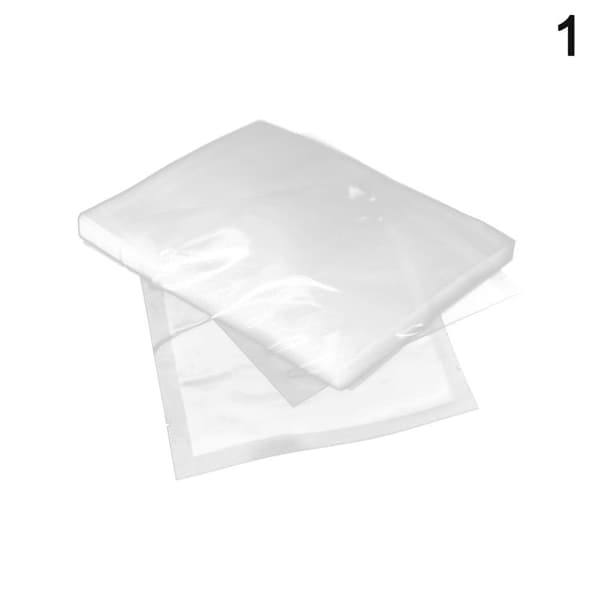 10/50/100 stk. Vakuum Madopbevaring Forseglingspose Pladsbesparende Pakning Comme TransparentD M 100pcs