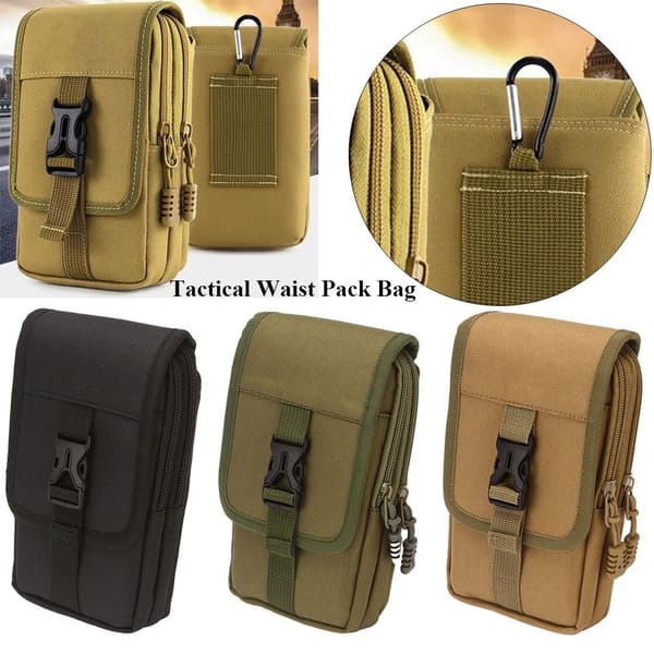 Tactical Molle Pouches Liten lomme KHAKI