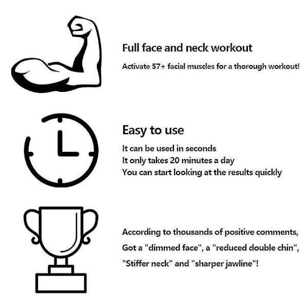 Jaw Exerciser Jawline Jawzrsize Trainer Treningsball Jawliner J