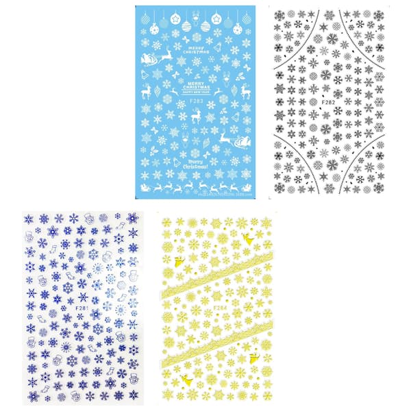 Kynsitaidetarrat Joulukuviot, Kynsitaidetarra DIY