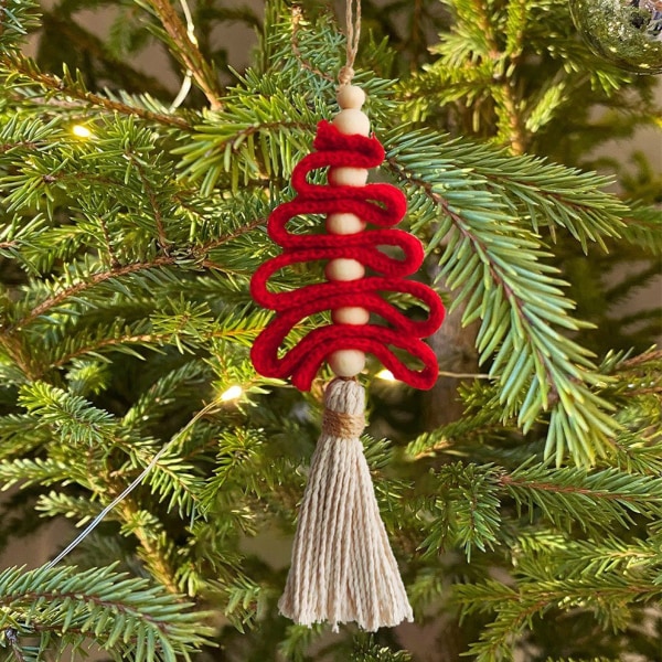 Stickad julgranskula jul