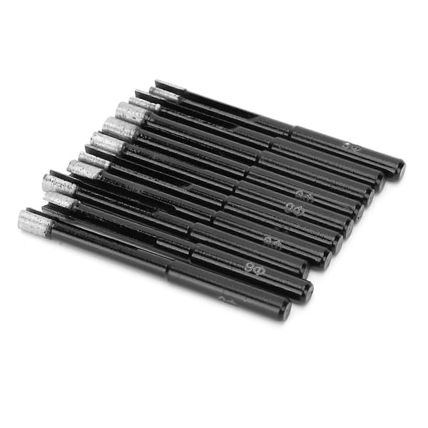 10 stk diamantbor keramiske fliser marmor granitt kjerne hullsagåpner kutter maskinvare 6mm