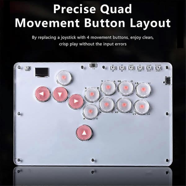 13 taster Joystick-tastatur Arcade Stick Controller til //Switch/Steam Mini Arcade Controller
