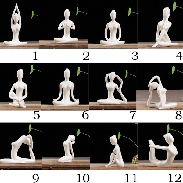 Pynt yoga figur