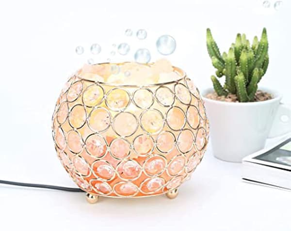 Himalayan Saltlampe Mini Desktop Krystalsaltsten Spa Yoga