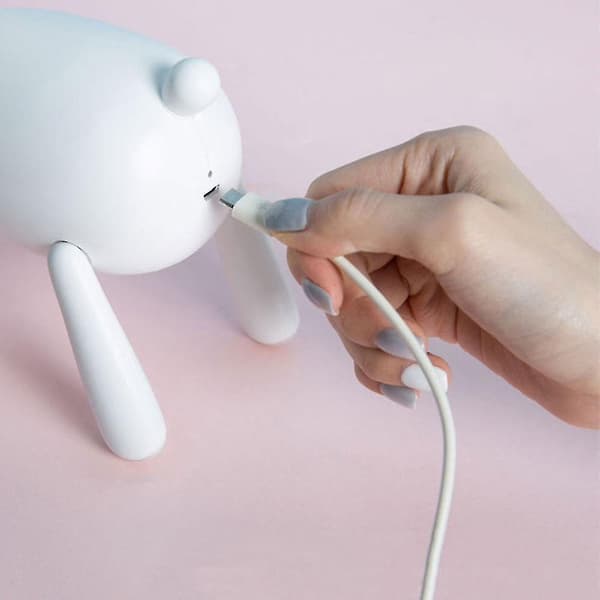 USB Muoti Yövalo Valkoinen