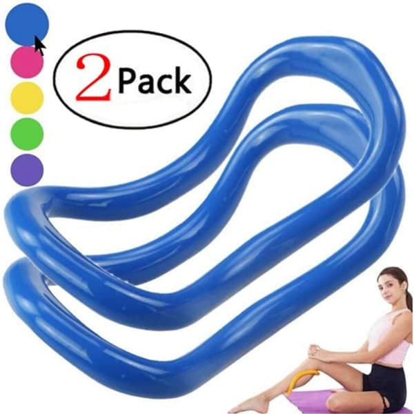 Yogaring Pilatesring 2-pack Fascia Stretch Ring Träningsverktyg