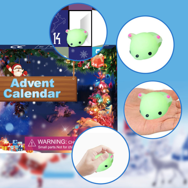 Christmas Mollusk Christmas 24 Digital Advent Blind Box As shown in figure