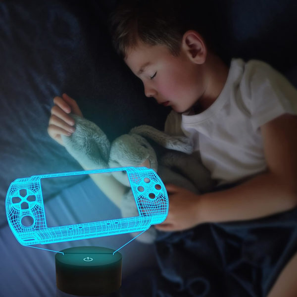 Spelad 3D Illusion Lamp, Attivolife Handheld Game Console N