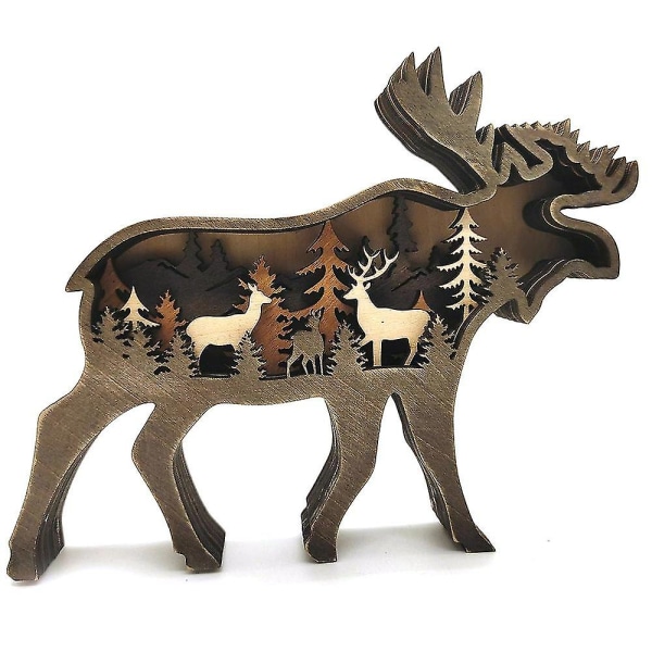 ihåliga juldekoration prydnad konst Xmas hänge Deer