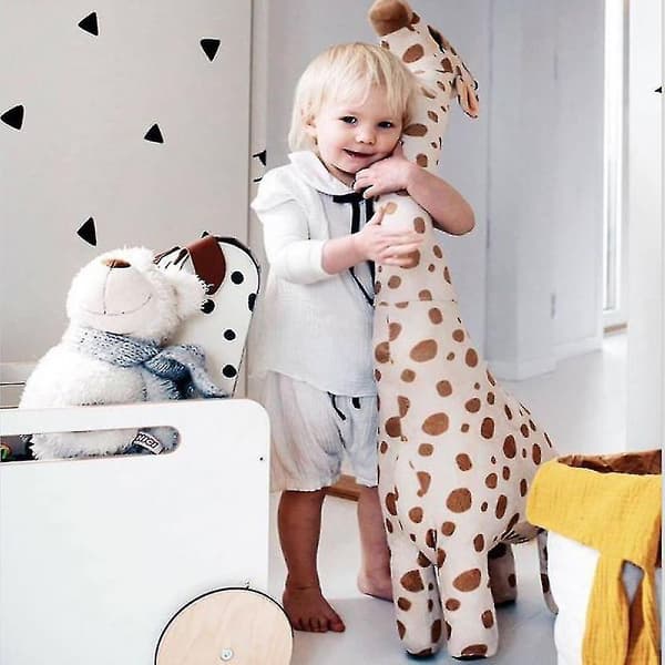 Plysch giraff jätte stor mjuk docka Kid present gosedjur 40cm