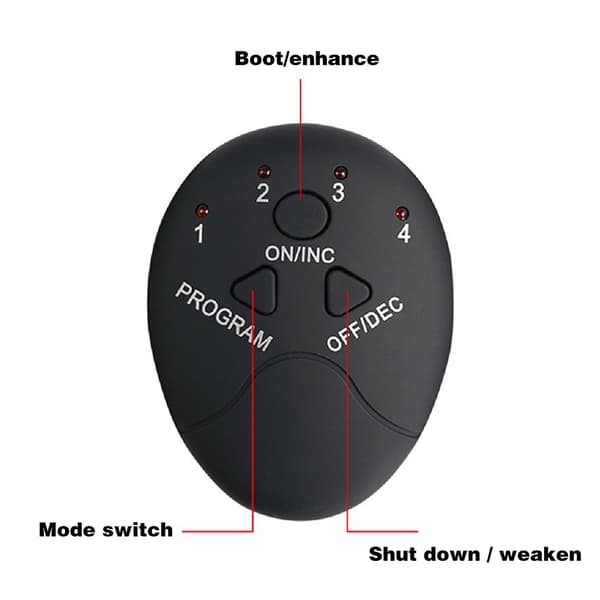 Ems Ben USB Foot Massager Trådlös fjärrkontroll