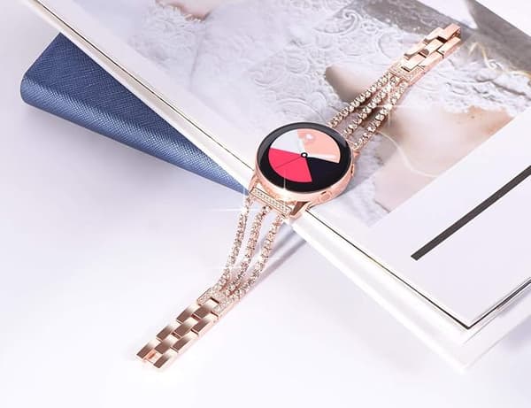 Kompatibel med Samsung Galaxy Watch 4 rem 40mm 44mm, 20mm rem