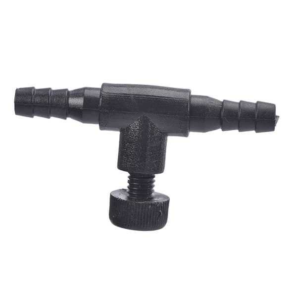 3/10 stk akvarium luftslange flowkontrol regulator ventil akvarium Black 10PCS