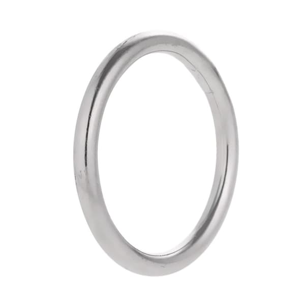 Rostfritt stål Sömlösa O-ringar Rund Circle Craft Båtrem 5x50mm