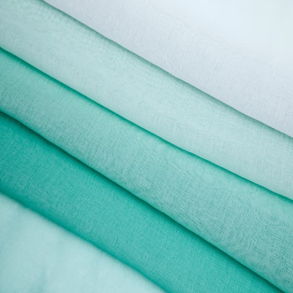 Gardinmaljer (2 stk.) transparent gradient vertikal gardin voile