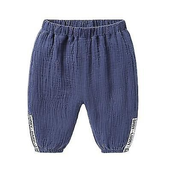 Baby Clothes Mosquito Pants Dark blue 80cm