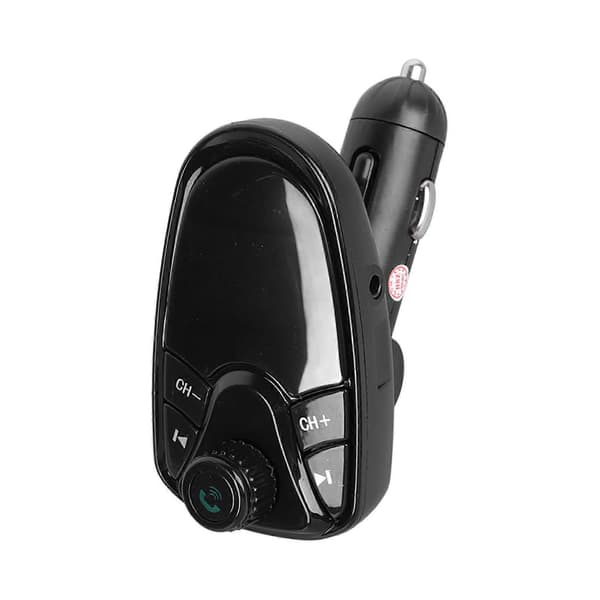 USB billader stor skjerm dobbel USB-port hurtiglading håndfri samtale FM-sender Bluetooth MP3