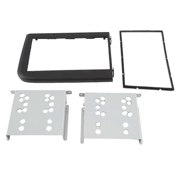 För S80 1999-2005 Bilstereo Fascia Dash Panel 2 Din Ram Trim Kit (173x98mm)