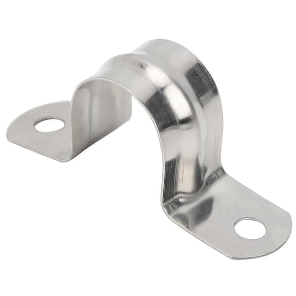 100 stk 25 mm U-formet salgklemme luftrørskanal klips avtakbar 304 rustfritt stål