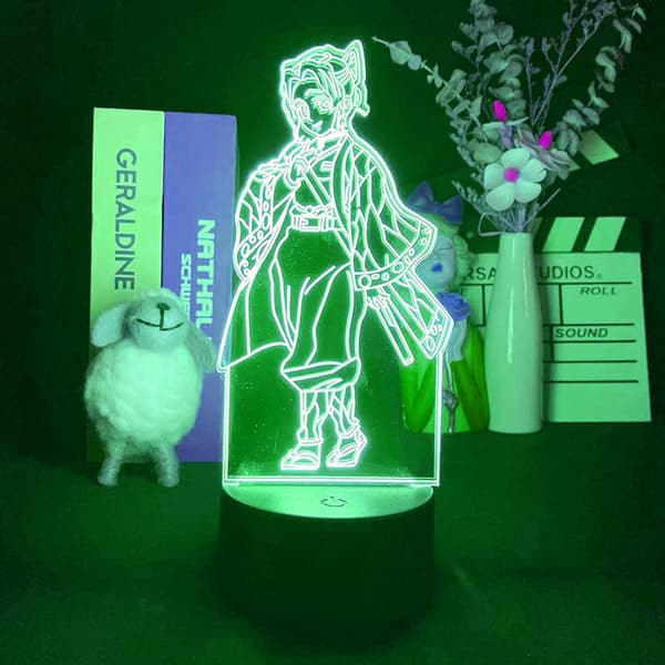 Demon Slayer Kamado Nezuko 3D Illusion Night Light Lamp,Crea