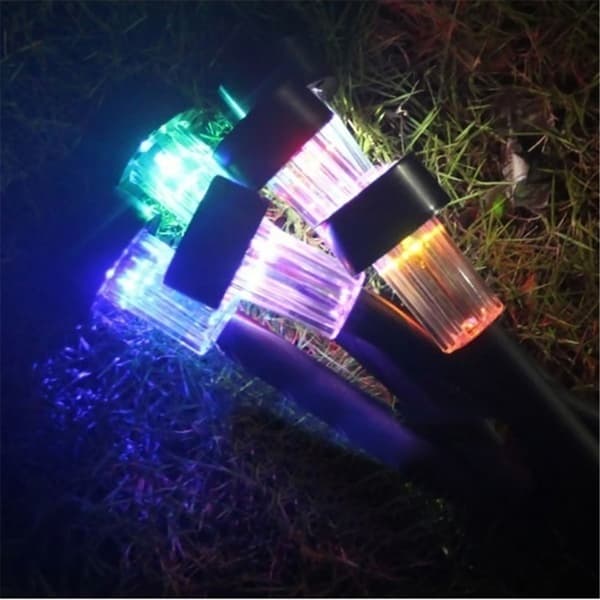 10 Pack Solar LED Trädgårdsbelysning Trådlös Vattentät Solar Lawn De