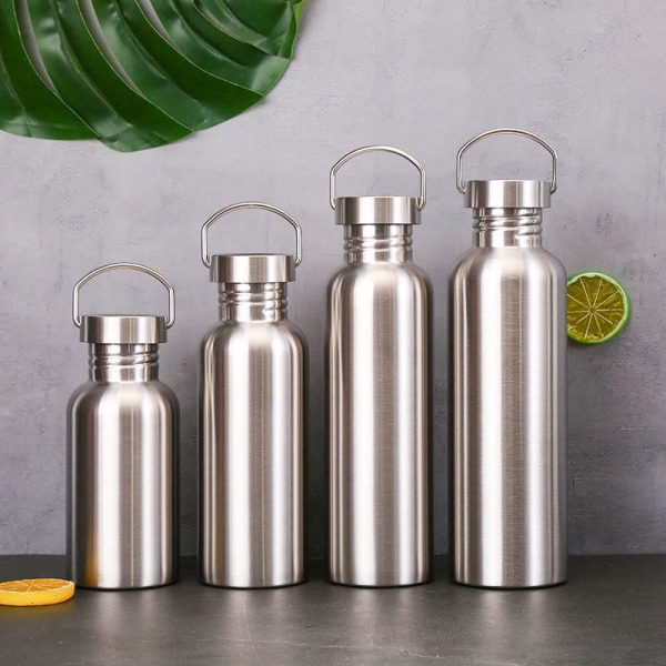 Vannflaske i Rustfritt Stål /750ml/1000ml 500ml