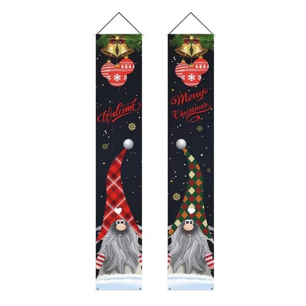 2 stk. juleverandaskilt banner Sunmostar