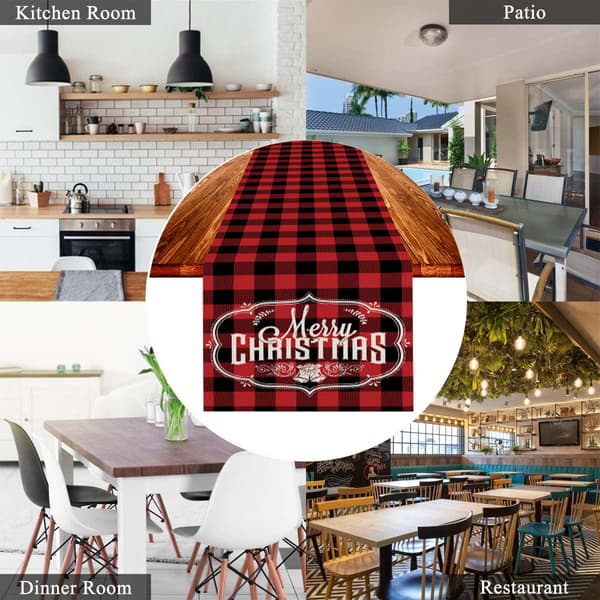 Juleblomster Vinterduker, julekjøkkenbord