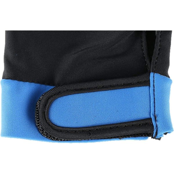 Elastisk Lycra 3 finger display billard skydehandske M dark blue m