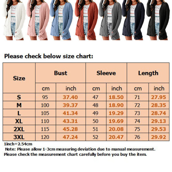 Dame Cardigan i ensfarvet med åben front Caramel 3XL