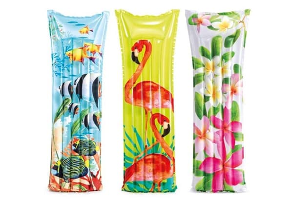 Intex Luftmadras MultiColor Fiskar
