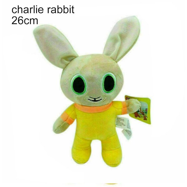 15-37 cm Bing plyschleksak Bunny Rabbit Doll 26CMCHARLIE RABBIT W 26cm