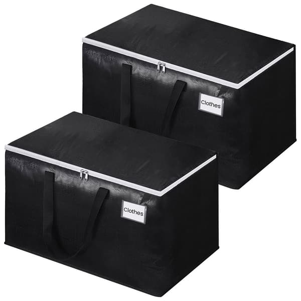 Polyester Extra Stor Mobilväska med dragkedja Specialutrustning För black 69*35*38cm