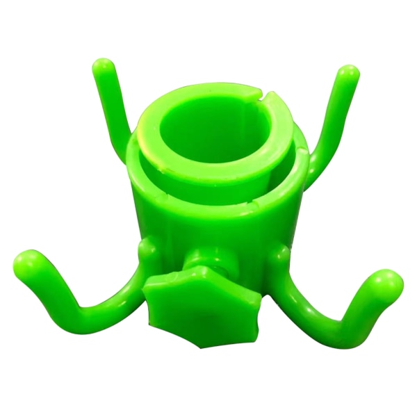 Strandparaplykrokhängare Paraplykrok Strandparaplyväskor Hållare hängkrok Green hexagonal